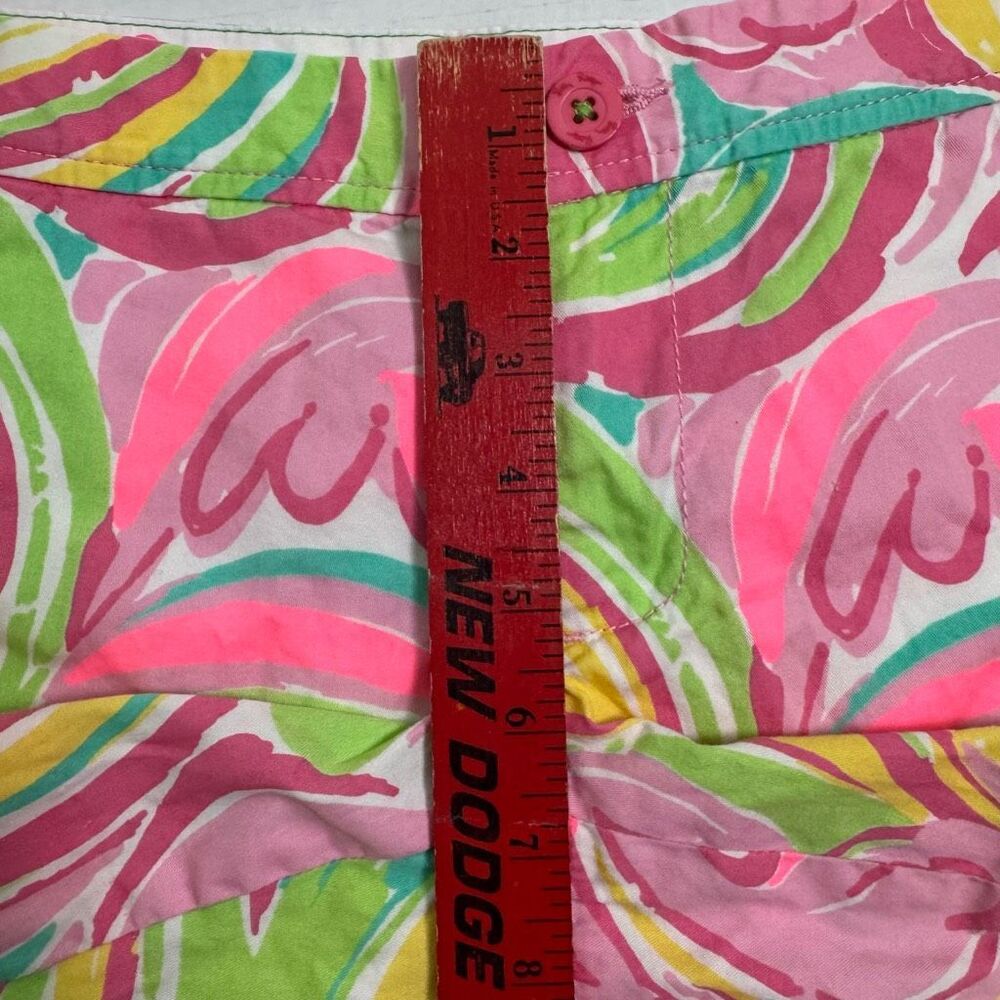 Lilly Pulitzer Buttercup Shorts All Nighter Pink Flamingo Women’s‎ Size 0 - Picture 7 of 7